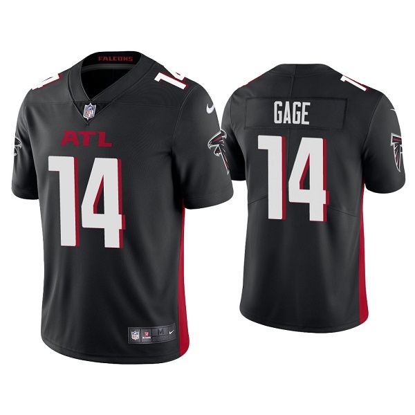 Men's Atlanta Falcons #14 Russell Gage Black Vapor Untouchable Limited Stitched Jersey Men's Atlanta Falcons #14 Russell Gage Black Vapor Untouchable Limited Stitched Jersey